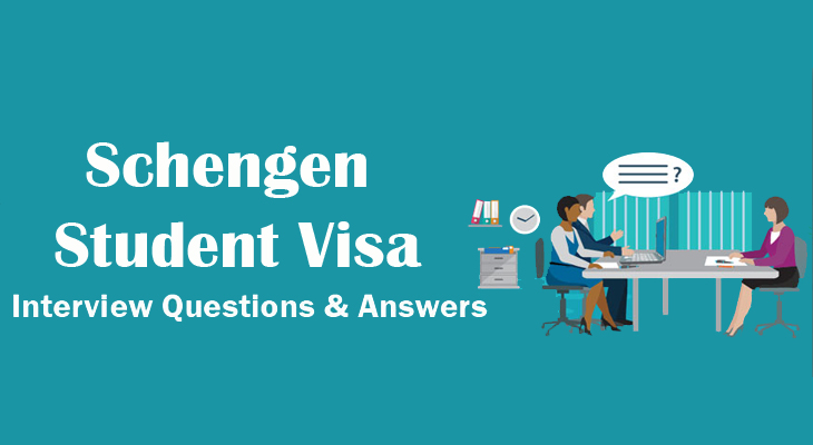 Interview questions for Schengen student visa