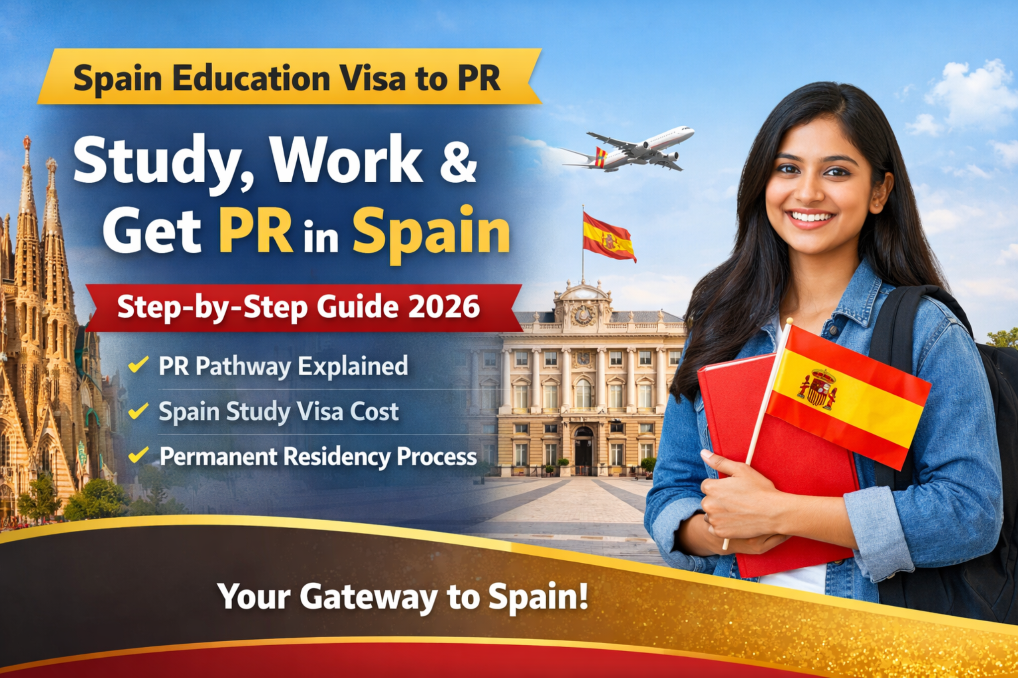 Spain Education Visa to PR